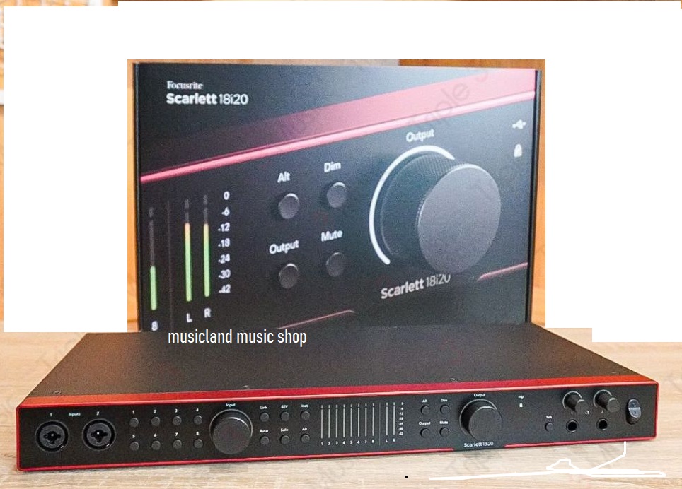 Focusrite Scarlett 2i2 4th Gen Audio Interface
